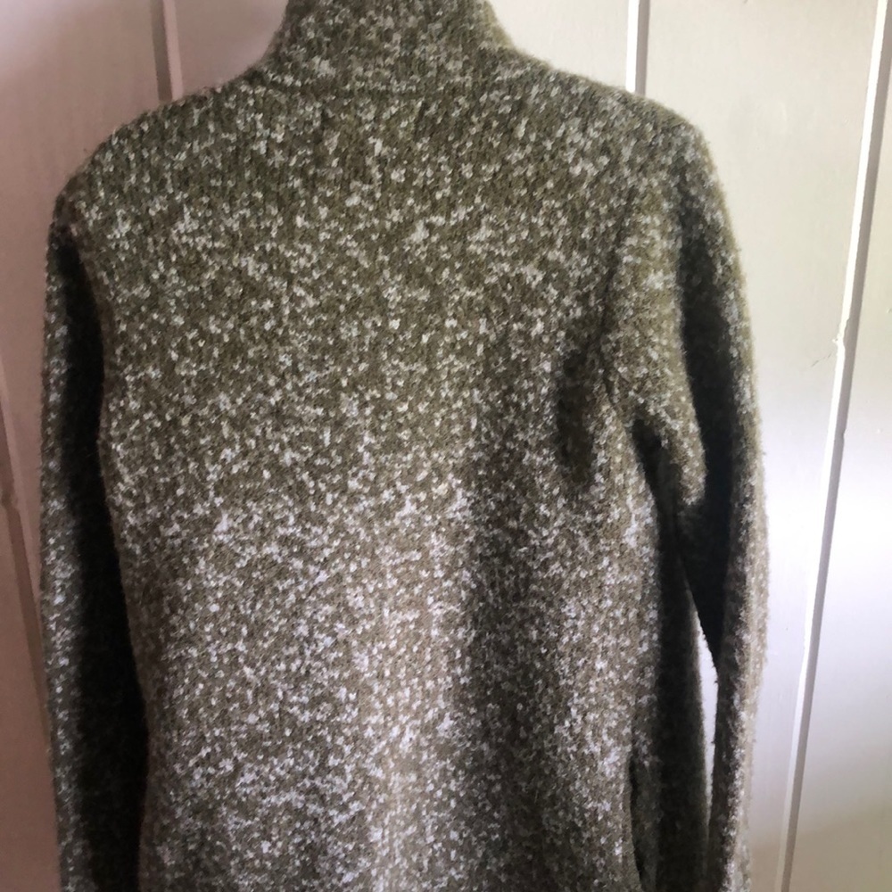 Mia Mia Slim Olive Wool Mix Cardigan SZ Small - Picture 2 of 7